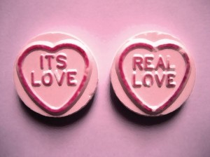 love heart sweets