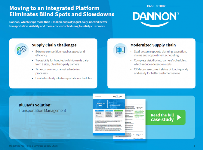 BluJay case study portfolio page
