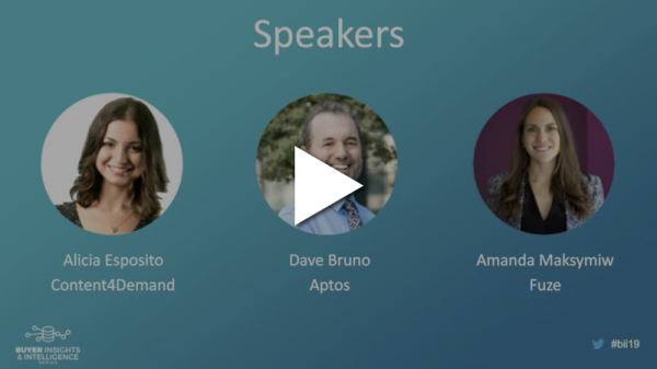 buyer-focused content webinar screenshot
